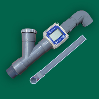 ScaleX Digital Liquid Flow Meter with Y Strainer